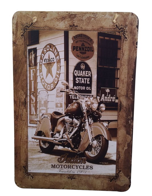 PLACA DECORATIVA - MOTORCYCLES