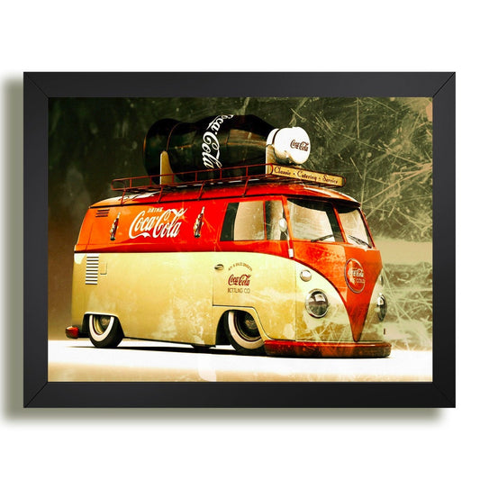 QUADRO DECORATIVO DE METAL - COCA COLA